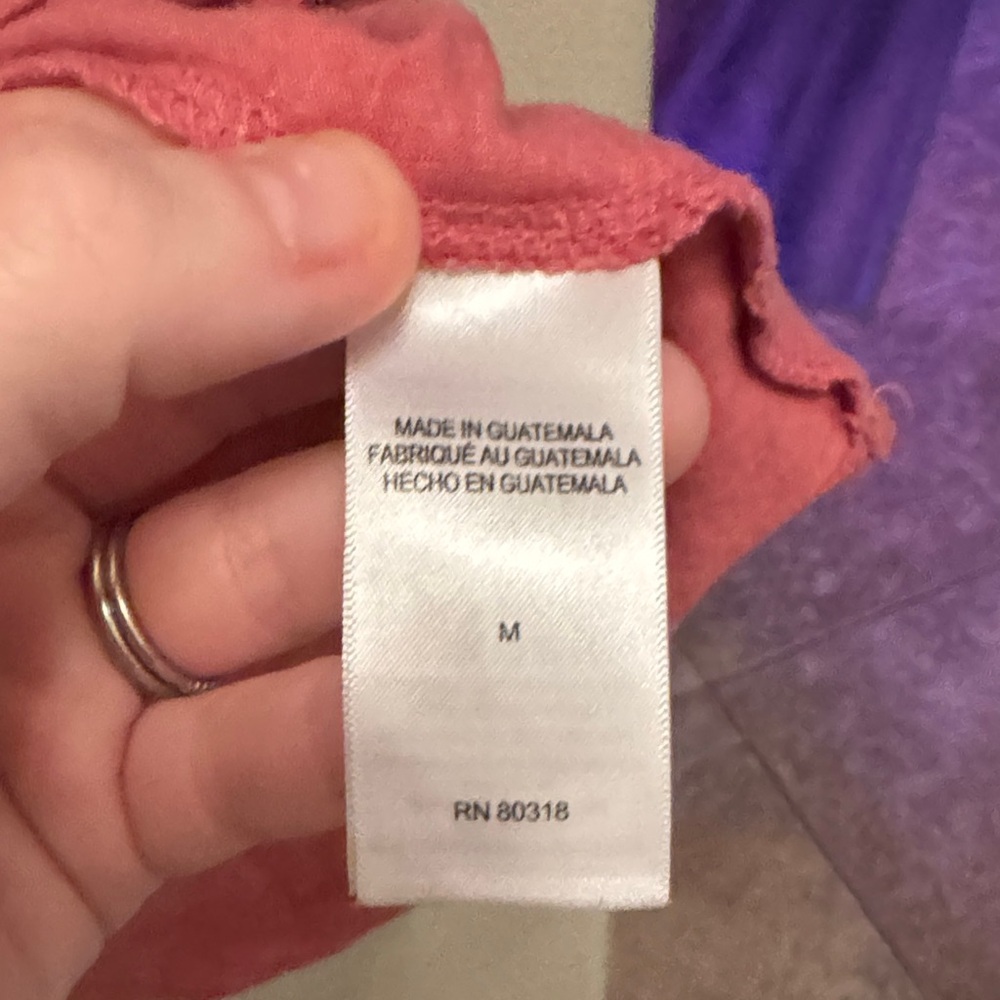 Lucky Brand Pink Graphic Short Sleeve Tee / R25 - Picture 4 of 5